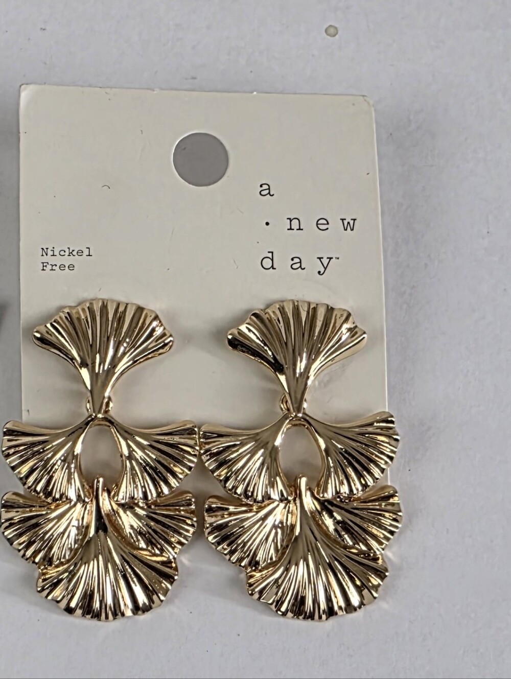 a new day Triple Fan Drop Earrings!